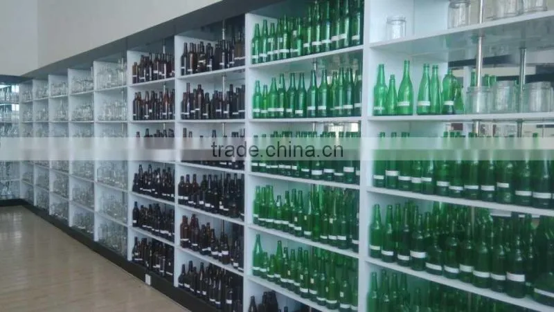 300ml flint color mineral water glass bottle