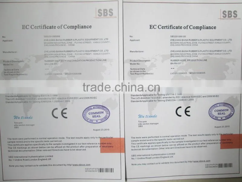 salt-bath rubber making machinery ///Salt bath vulcanization (LCM) machinery