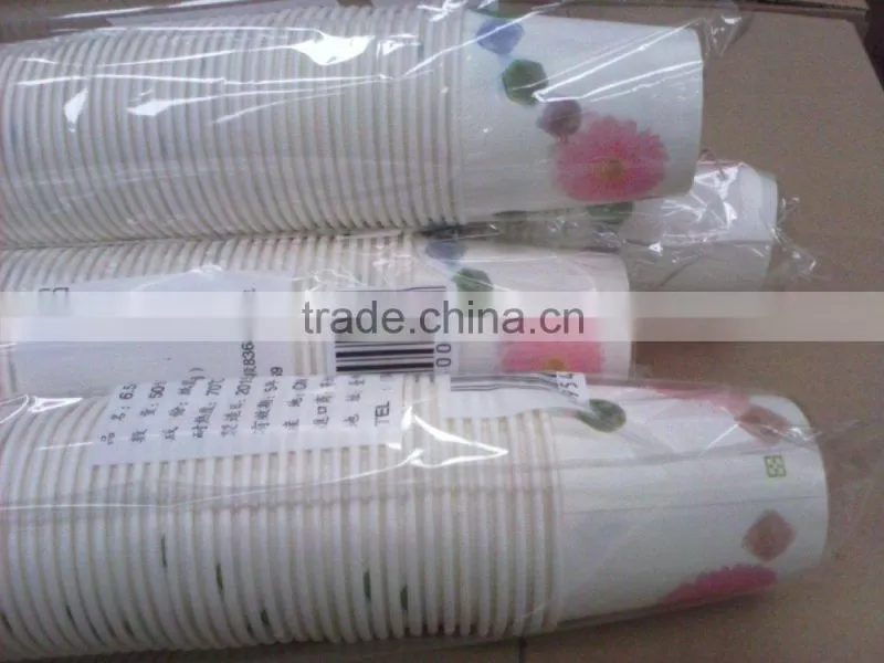 flexo printing custom logo printed disposable cheap paper cups