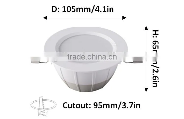 Recessed retrofit ceiling light 6w / Hotel led downlight / Hotel furniture lighting