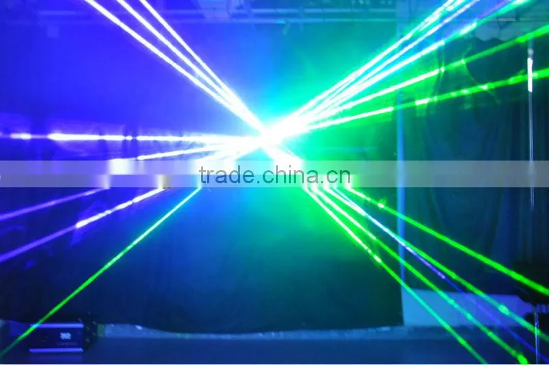 Professional double tunnel fat beam DJ laser lighting equipment show for sale