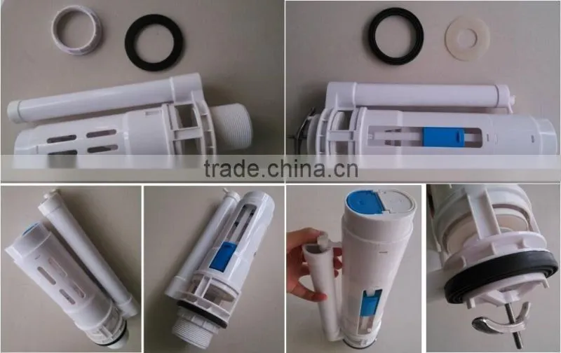 Toilet flush and fill valve for bathroom designs portable toilets