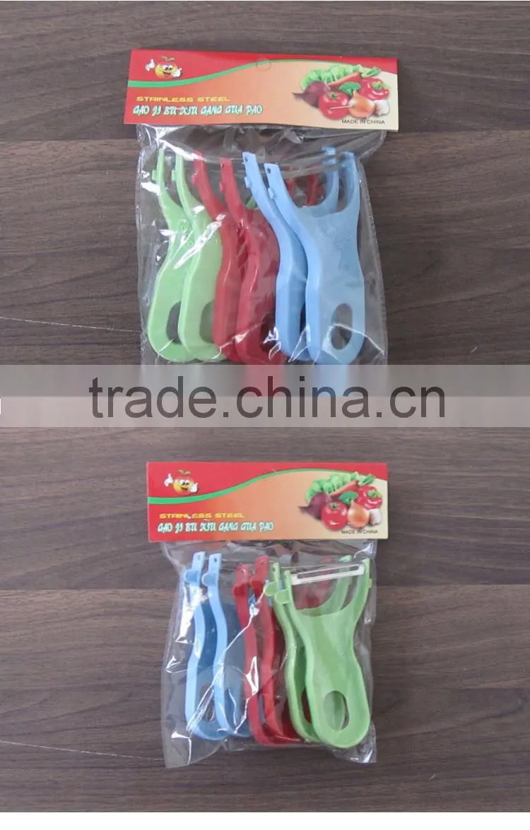 ORIENTAL KITCHEN knife one-piece peeler with black handle sharp kitchen knives fruit tools health cooking tools P17