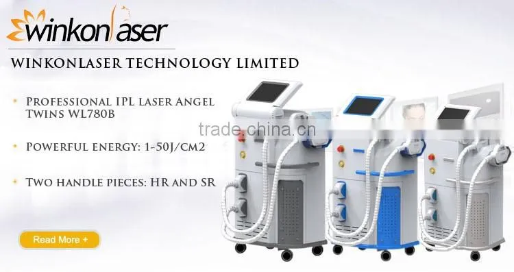 Most popular beauty equipment new style 1-50J/cm2 ipl shr hair removal machine