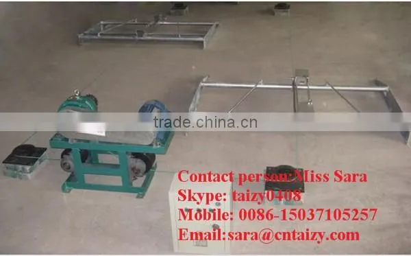 goat dung scraping machine/chicken house manure scraper machine/duck dung scraper machine
