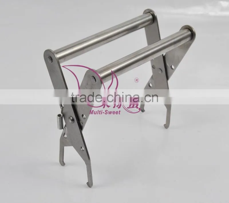 Stainless steel beehive frame grip