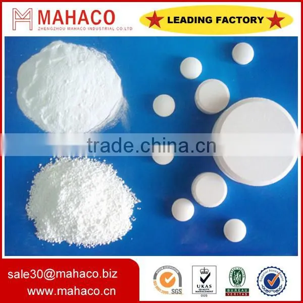 TOP 1 Manufacturer trichloroisocyanuric acid tcca Powder/Granular/Tablet for swiming pool
