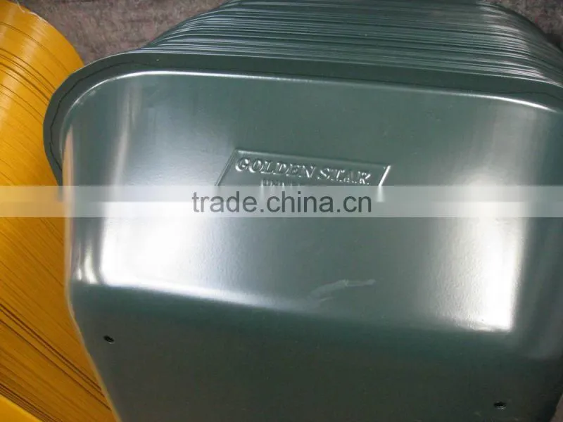 High quality wheelbarrow with galvanized tray for construction WB6204