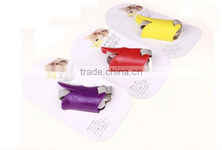 wholesales soft silicone Duck Mouth Shape Dog Mouth Covers