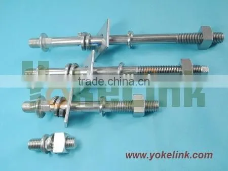 316 stainless steel short shank insulator stud
