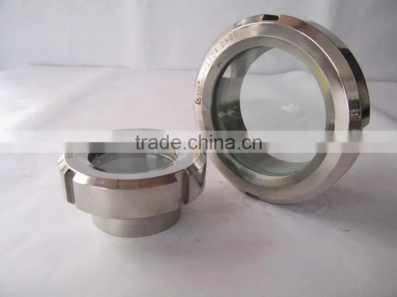 Stainless steel food grade oil sight glass tank sight glass
