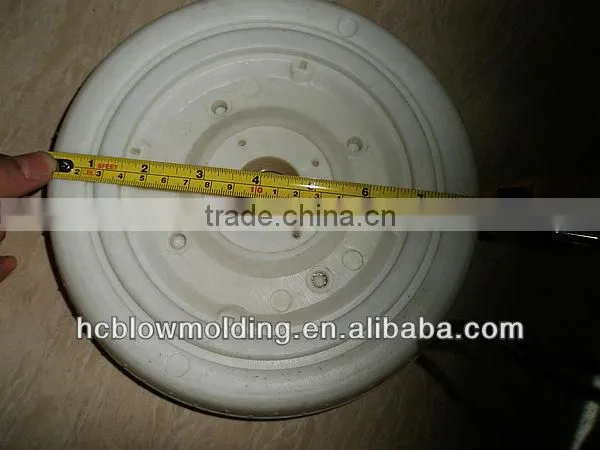 OEM BLOW MOLDING plastic toy wheels Big plastic hub toy cart wheel on sale
