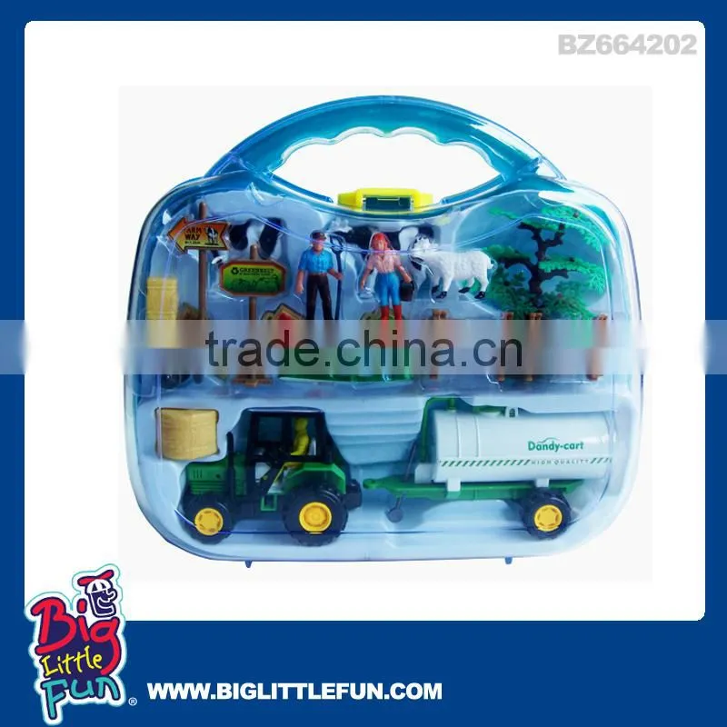 Sliding farm toys,farm tractor toys set