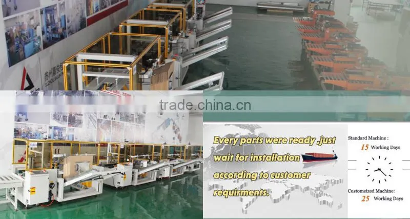 Good quality Automatic carton erector machine with siemens control system