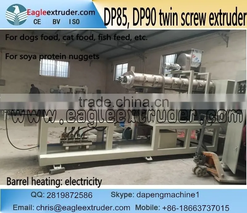 animal feed extruder machine for pet and fish