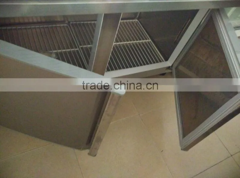 Stainless steel commercial worktable fridge/freezers TW-1500 TEL: 0086-13632272289
