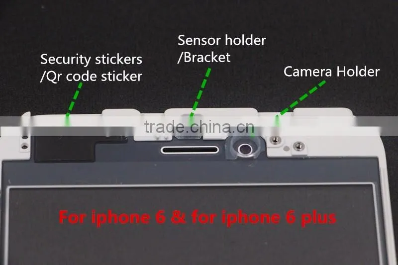 Camera frame and proximity sensor frame for Iphone6 series Light Sensor Plastic Holder Clip Ring Bracket Light Sensor Bracket