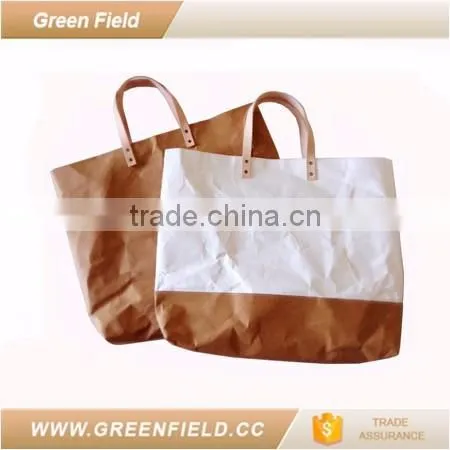 washable kraft paper tote bag shopping bag 2017