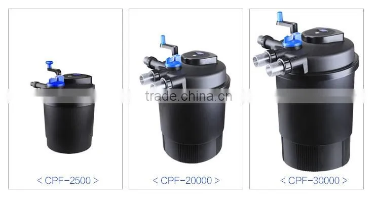 Gardening Big Surface Purification Pond Bio Filter with UV light