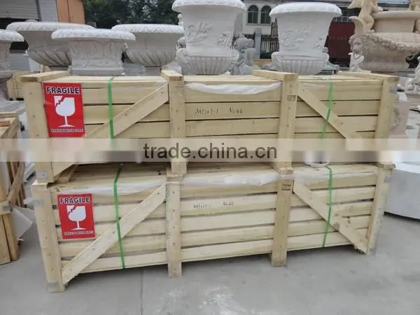 Small Oval Shaped Solid Marble Bathtub