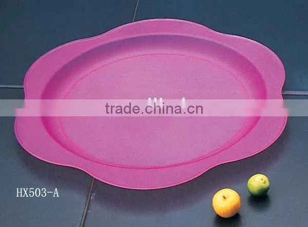 big flower plate