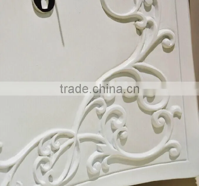Modern 3d book design resin wall clock for living room