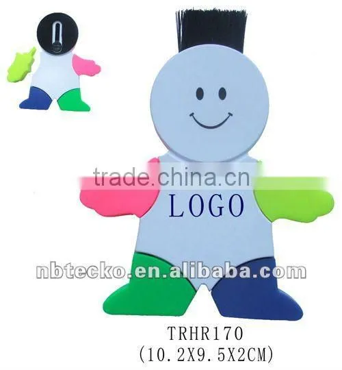 Happy face highlighter with brush