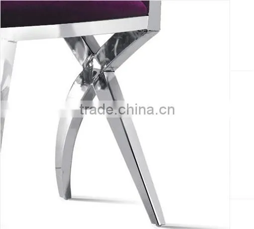 B8035 cheap stainless steel restaurant dining table and chair furniture