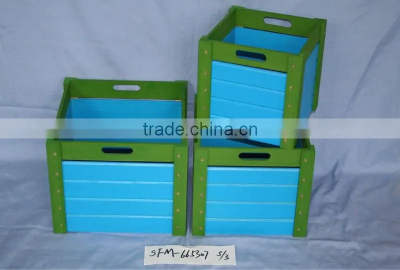 handmade beautiful yellow wooden storage box wholesale