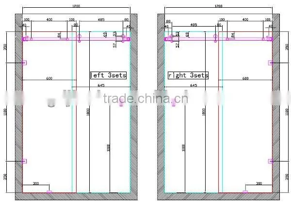 Frameless Glass Sliding Shower Door Hardware