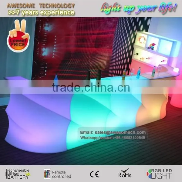 colour changing commercial led outdoor lighting portable bar furniture (BC180)