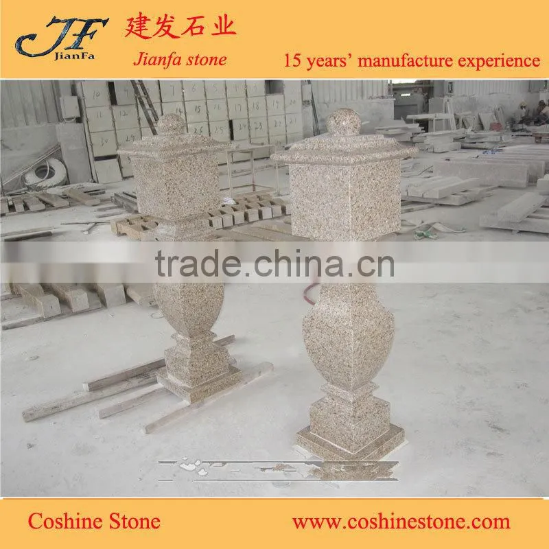 Prefab G682 granite stone rails