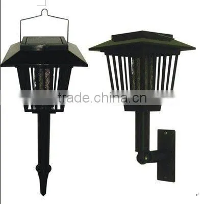 Solar garden light with mosquito repeller
