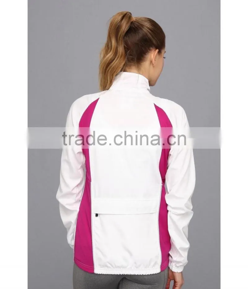 Custom women windproof sports jacket cycling jacket
