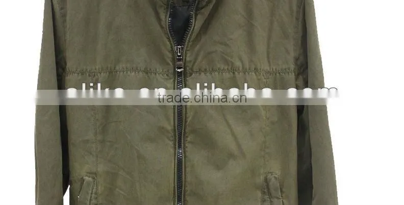ALIKE men's winter army green washing cotton jacket