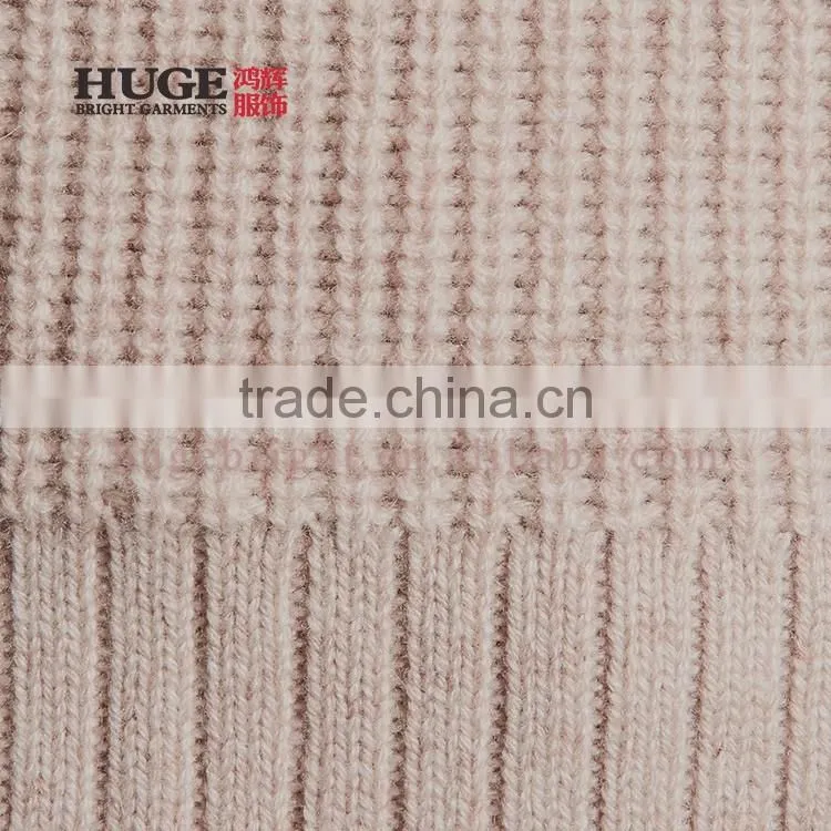 Women's 70% Wool, 30% Cashmere Sleeveless Turtleneck Sweater