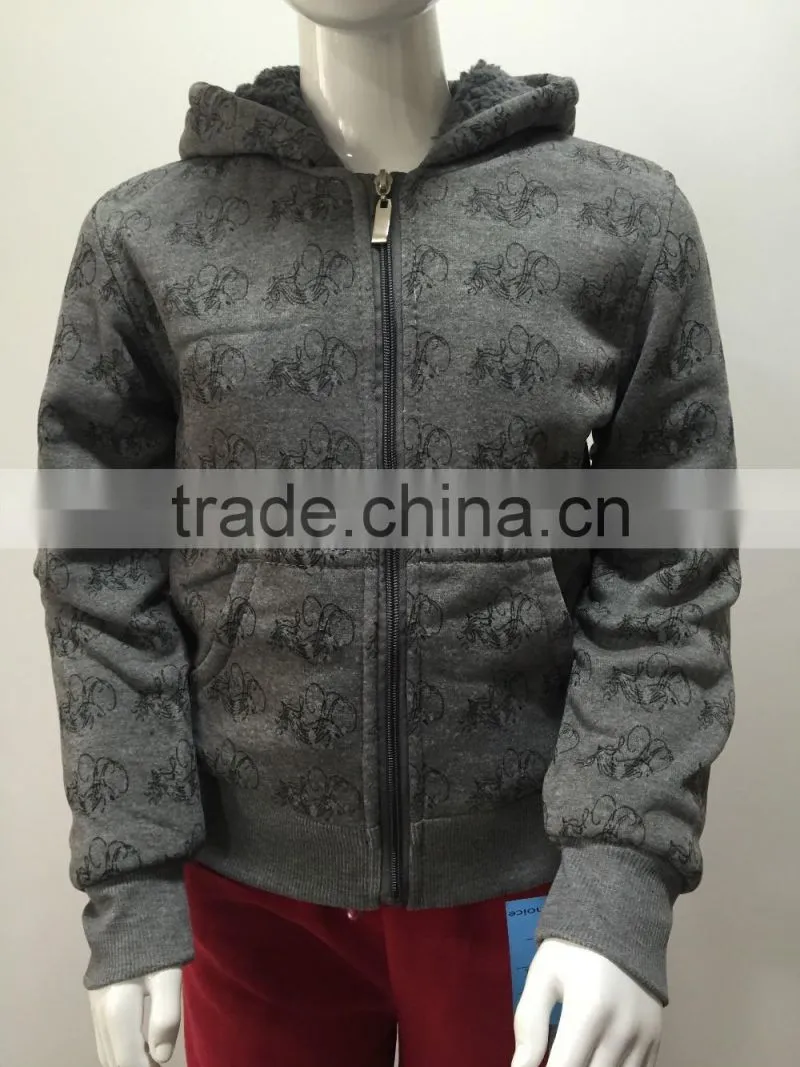 Children clothes boy coat hoody jacket with pattern