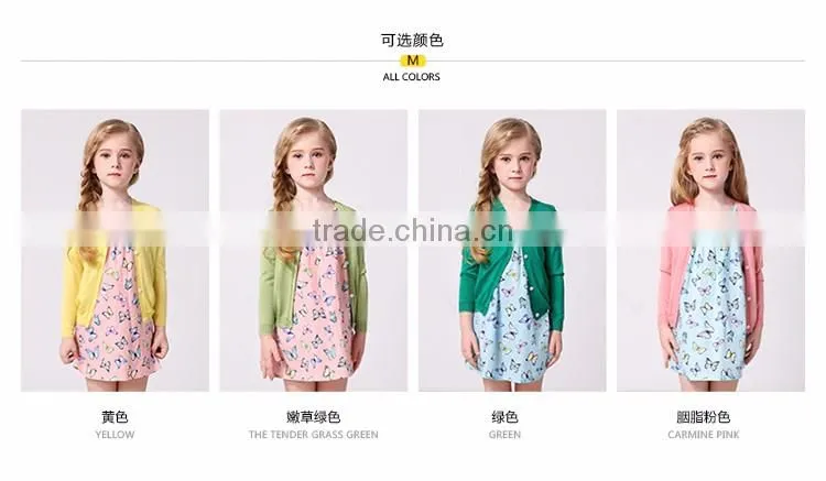 New style hot sale simple cardigan thin knitting multi-color girl cardigan sweater