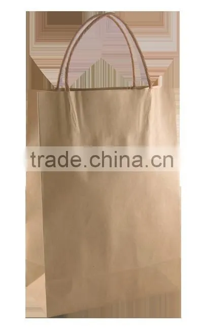 Brown Kraft Paper Bags with Paper Handles