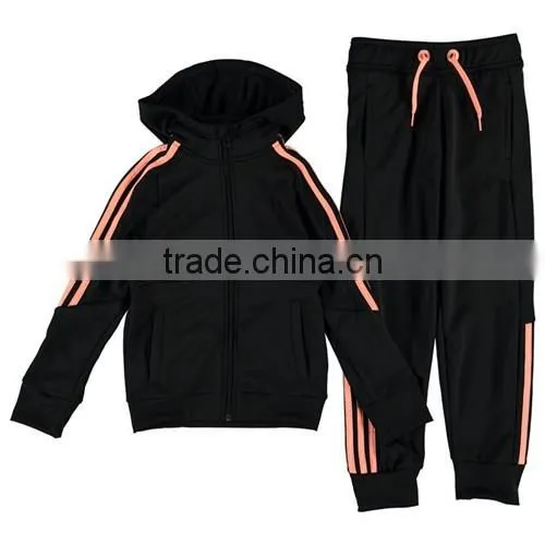 100% polyester tracksuit , junior girls sportswear wholesale