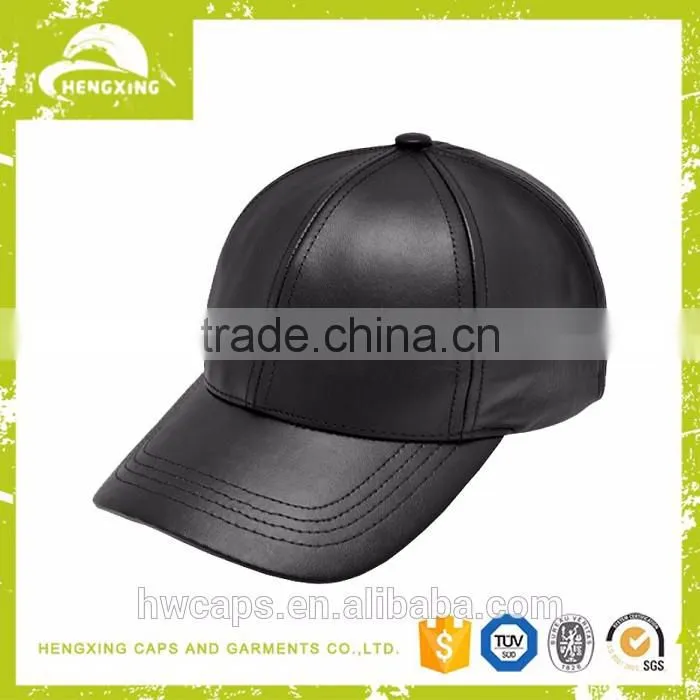 100% cotton long bill 6 panel cotton promotional custom baseball cap