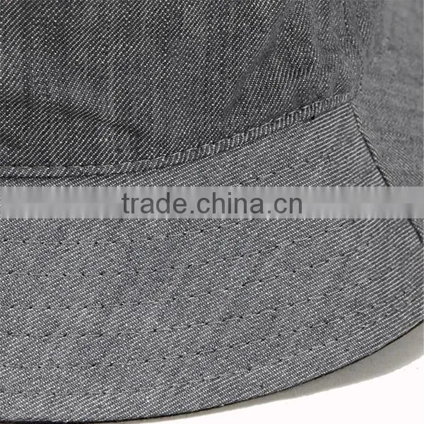 Custom fisherman blank white 100% polyester bucket hats