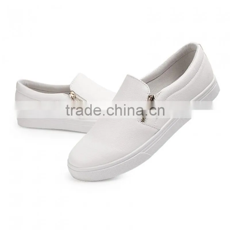 Fashion Designer Black Dress Shoes With Zipper