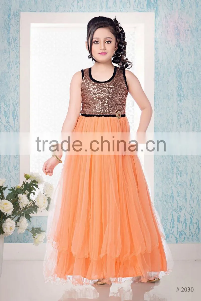 Lovely Red color with orange design at neck salwar kameez sizzling Girls Ready Made