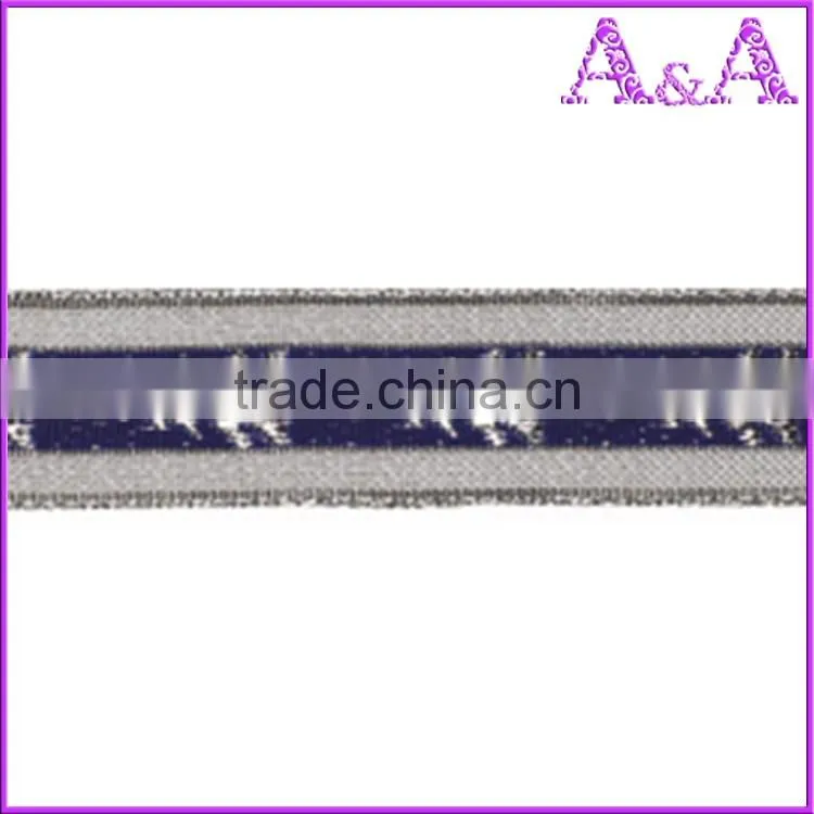 New coming excellent quality fancy christmas wired ribbon with different size