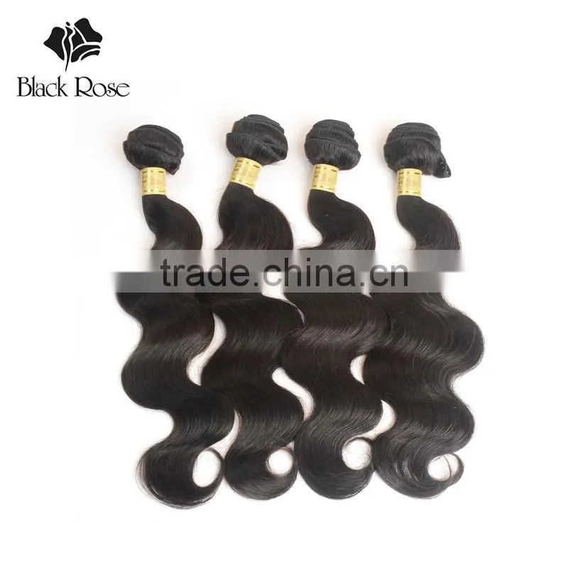 2016 Body Wave Raw Indian Temple Hair 12 14 16 18 Virgin Indian Hair