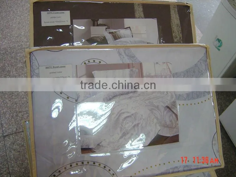 cotton printed bed sack &duvet cover&fitted sheet set