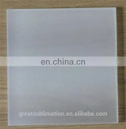 glass tile with coating for sublimation blank glass coasters