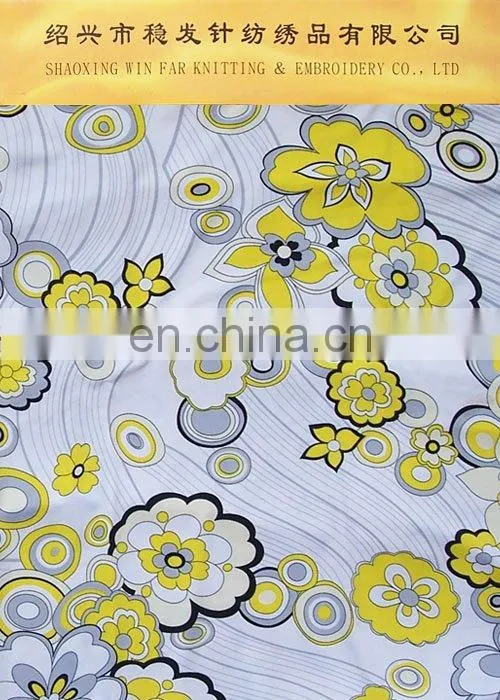 SPANDEX PRINTING KNITTED FABRIC DTY FOR GARMENT