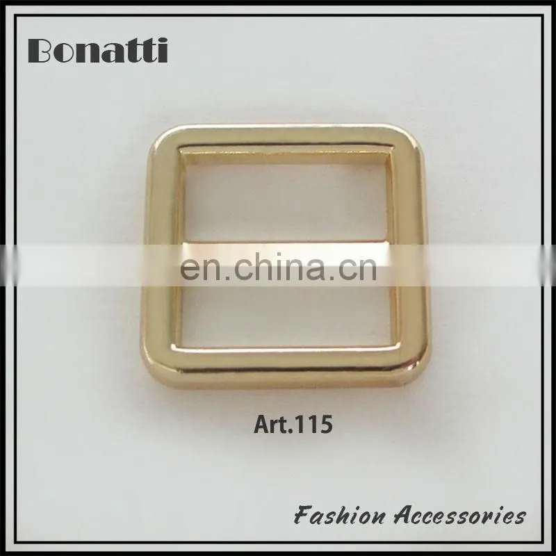 high quality no pin golden metal bag buckles
